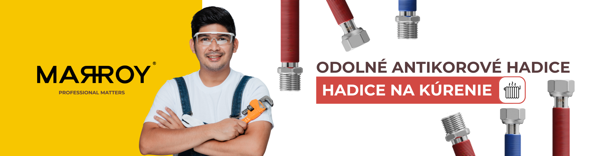 MARROY hadice na kúrenie - antikorové